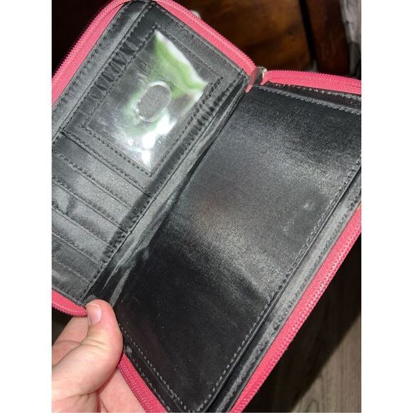 Pink Woman’s Zip Around Wallet - Picture 9 of 13